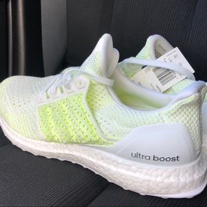 Adidas Ultraboost White/Yellow AQ0481 Size 12